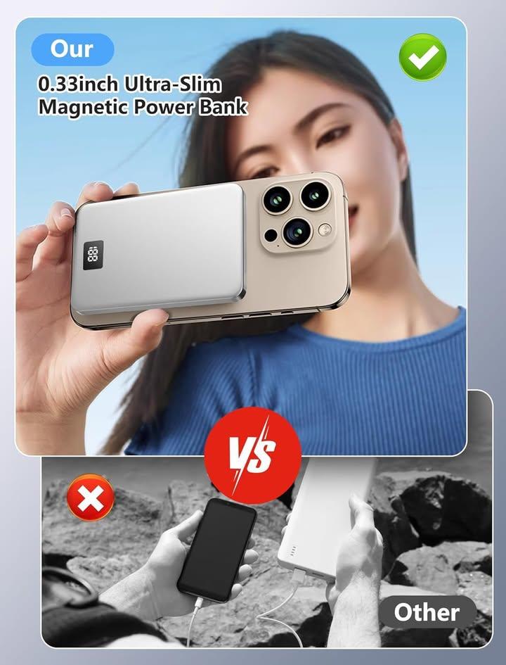  超薄磁吸無線充電流動電源 (7)