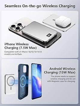  超薄磁吸無線充電流動電源 (5)