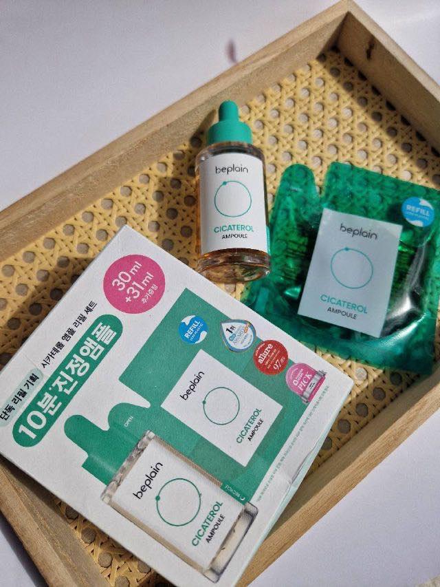 Beplain 升級版積雪草修復精華特惠裝 30ml+31ml Refill (4)