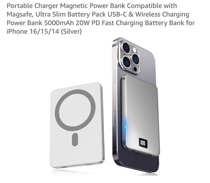  超薄磁吸無線充電流動電源 (8)