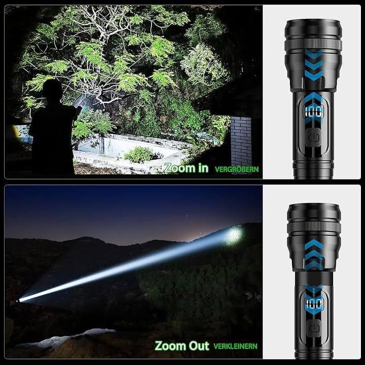 ASORT 高亮度可充電手電筒 (4)