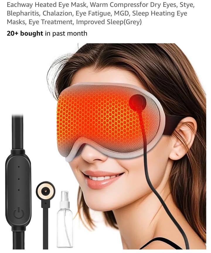 USB 插電蒸氣熱敷眼罩