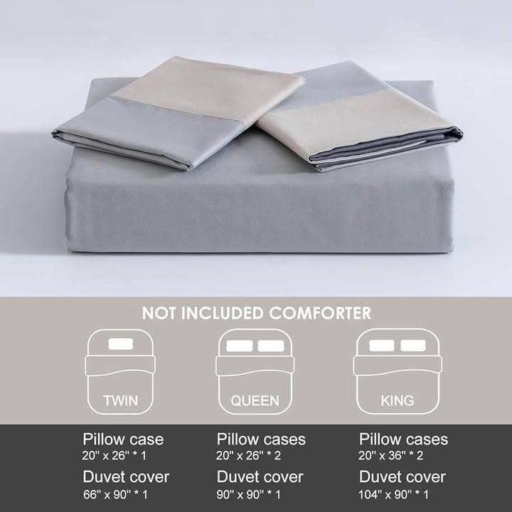 純棉拼接現代床上被套3件套 (8)