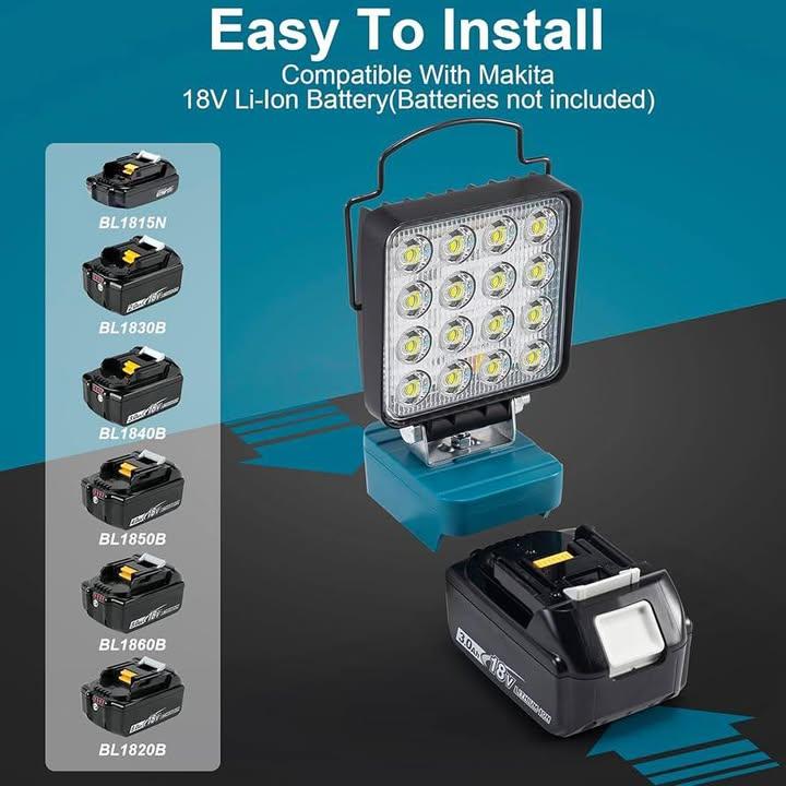 無線 18V 專業級 LED 工作燈 (4)