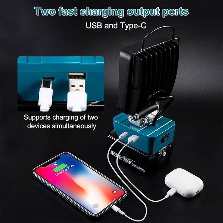 無線 18V 專業級 LED 工作燈 (8)