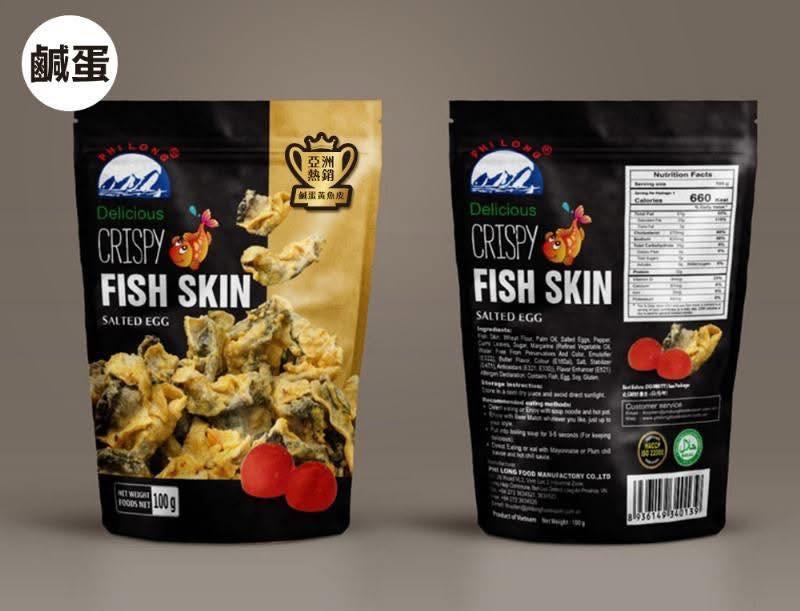 越南飛龍 PHILONG 鹹蛋魚皮