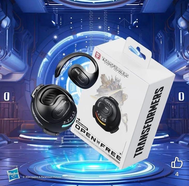 Transformers 開放式藍牙耳機 Optimu s Prime 銀黑款 (2)
