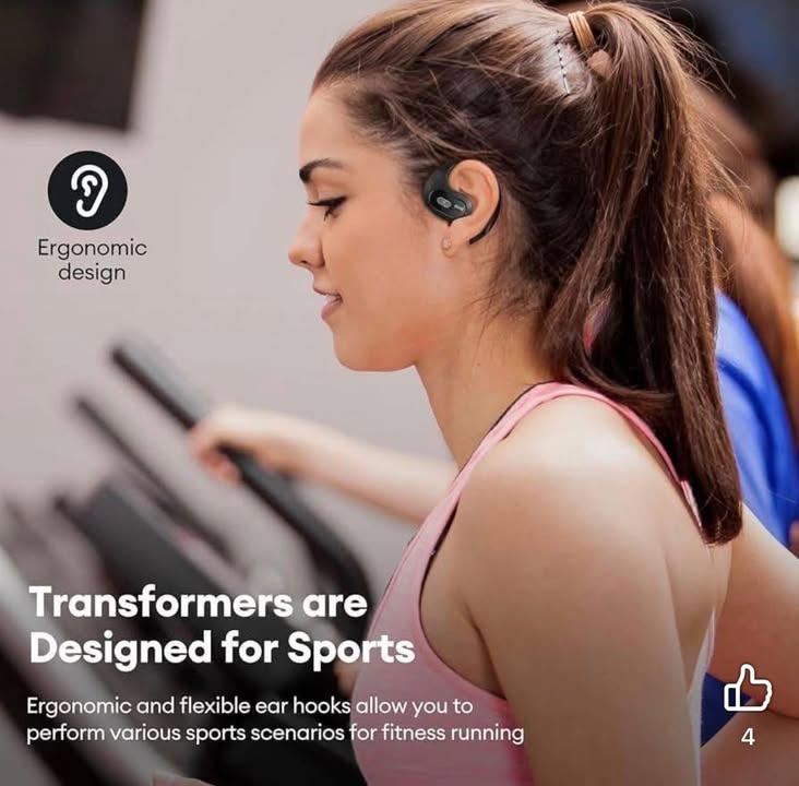 Transformers 開放式藍牙耳機 Optimu s Prime 銀黑款 (4)