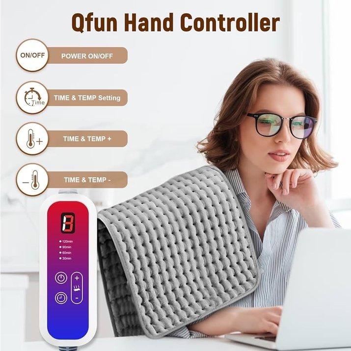 Qfun 加大版電熱暖墊｜100×50cm (4)