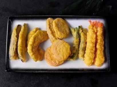 日式天婦羅蝦＋蔬菜拼盤 （下單+1=2盒） (3)