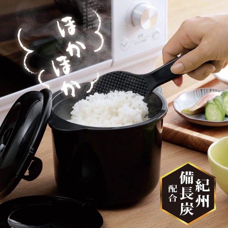 日本製 大人氣「ちびくろちゃん」備長炭微波爐炊飯 (4)