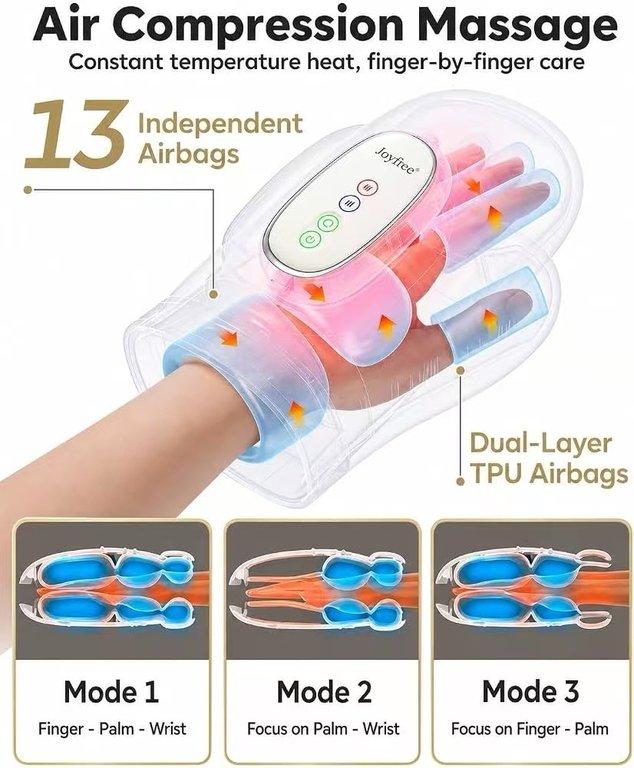 Joyfree 智能氣壓熱敷手部按摩器 (3)