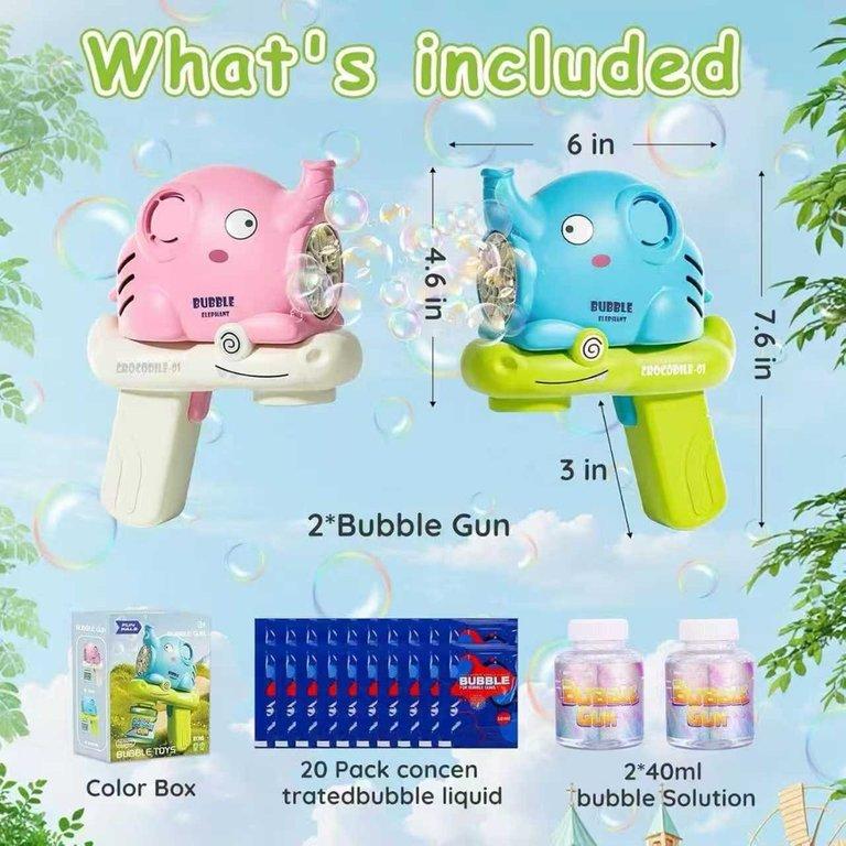 可愛大象泡泡槍組合 (3)