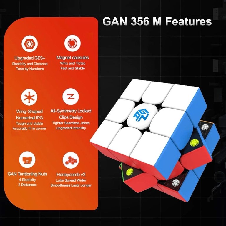 GAN 356 M 磁力魔方 (3)
